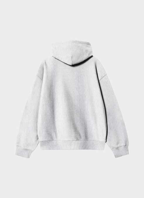 Худи ‘Hooded Label Script Sweat’ Ash Heather