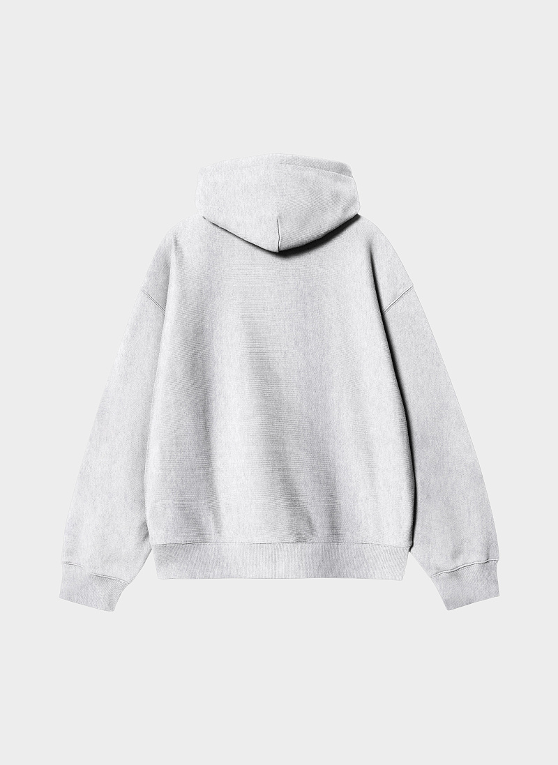 Худи ‘Hooded Label Script Sweat’ Ash Heather