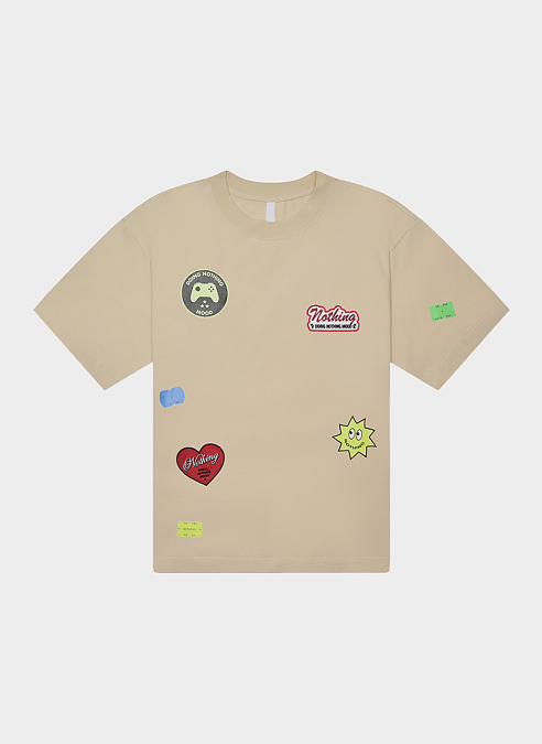 Футболка ZNY Patches Beige