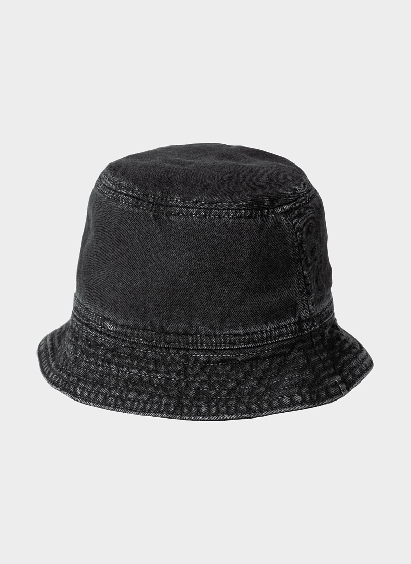 Панама 'Garrison Bucket Hat’ Black (Stone Dyed)
