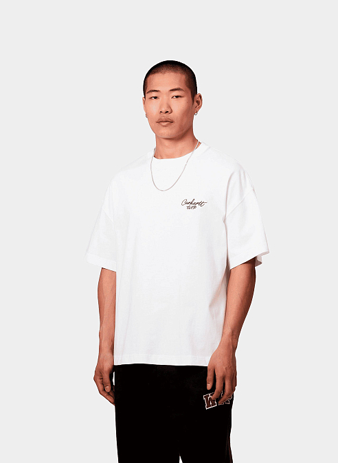 Футболка S/S Signature Script T-Shirt White / Black
