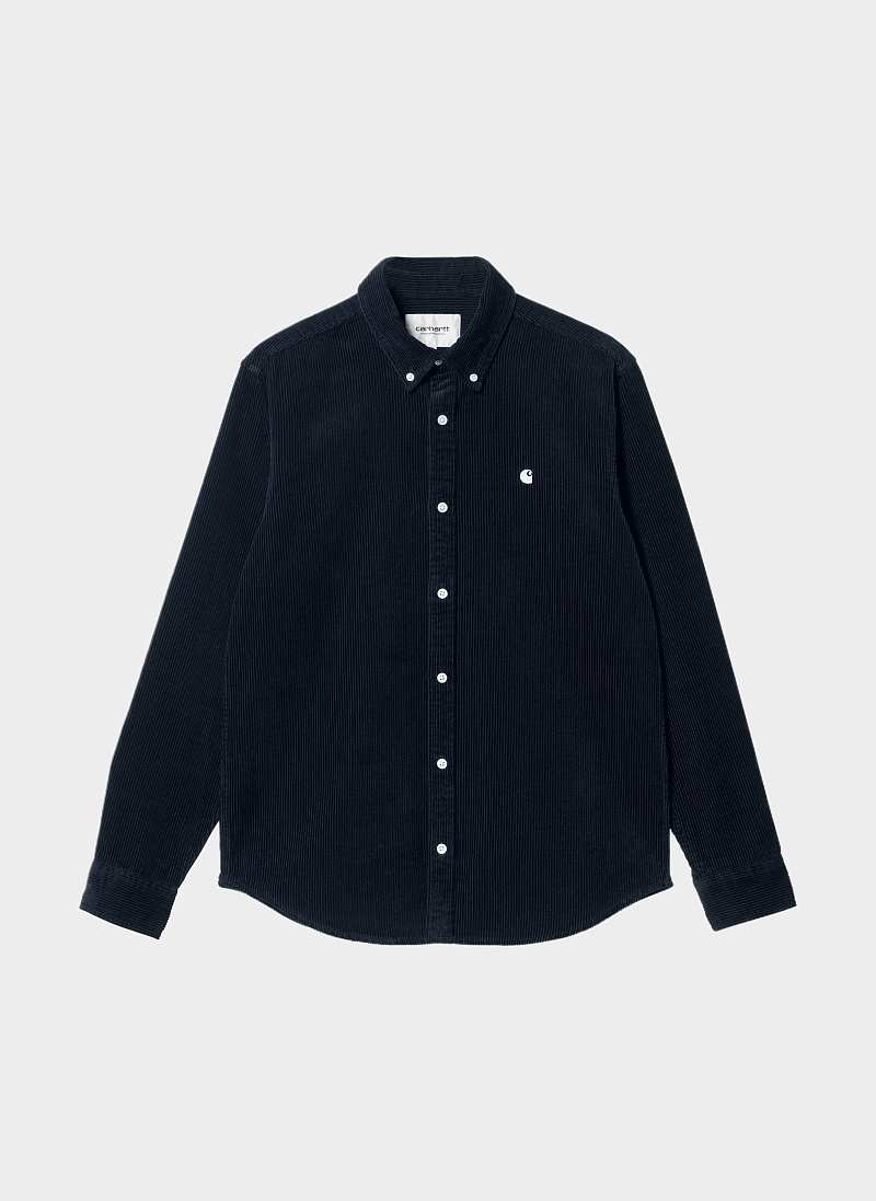 Рубашка ‘L/S Madison Cord Shirt’ Dark Navy / Wax