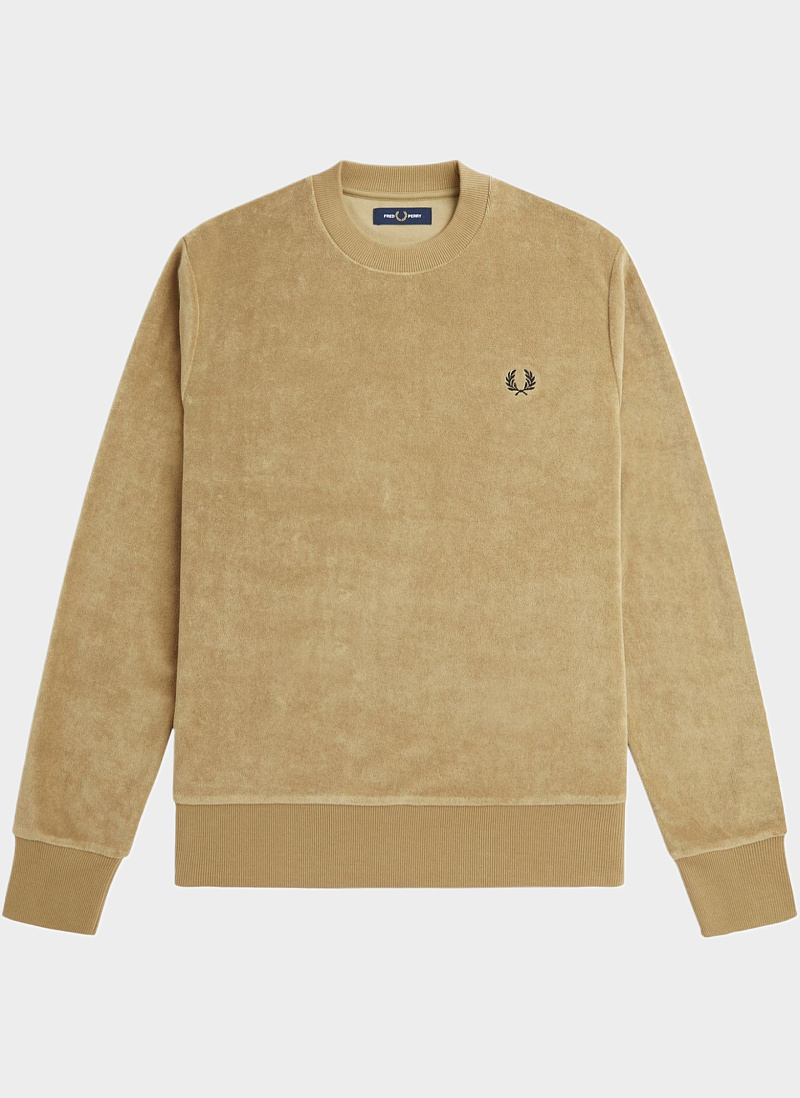 TOWELLING CREW NECK SWEATSHIRT