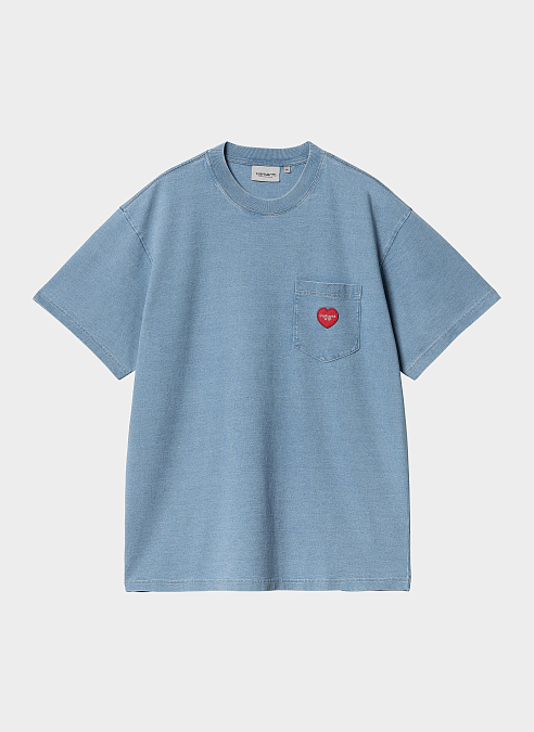 Футболка S/S Ingo Pocket T-Shirt Light Blue (Garment Dyed)