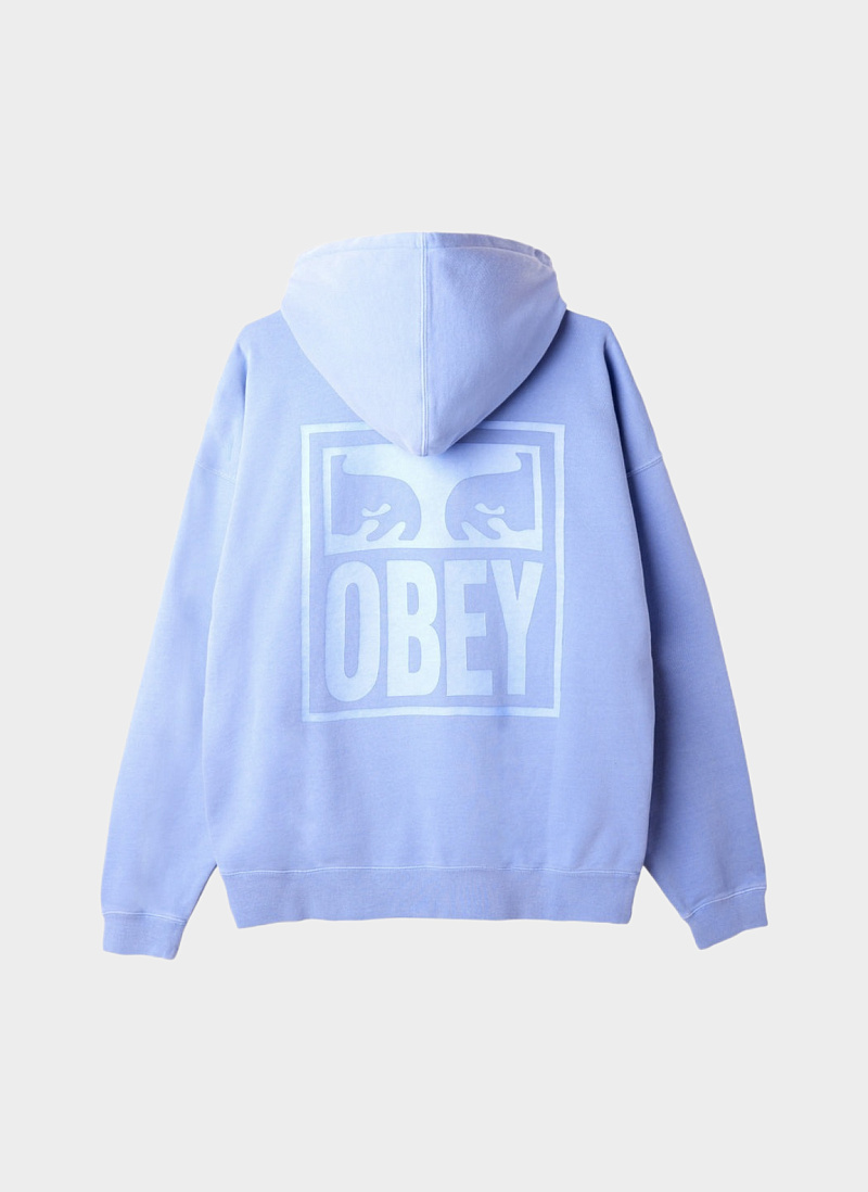 Худи ‘PIGMENT OBEY EYES ICON EXTRA HEAVY HOOD’ PIGMENT HYDRANGEA