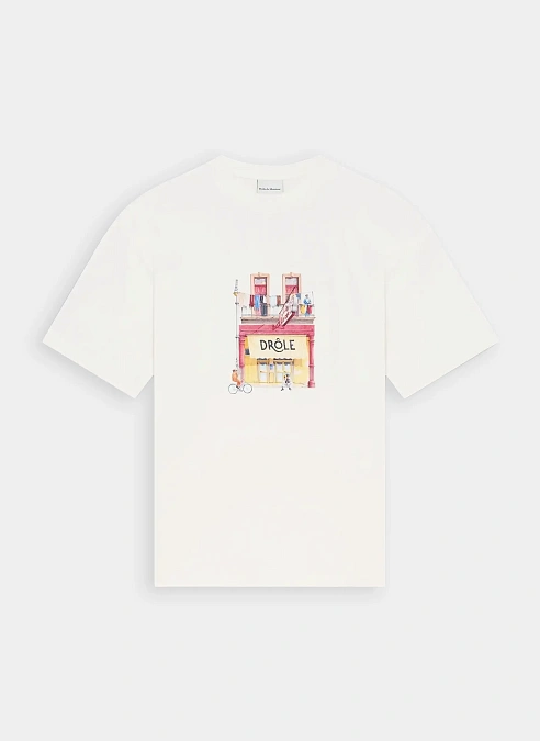 Футболка Drole Cafe Off White