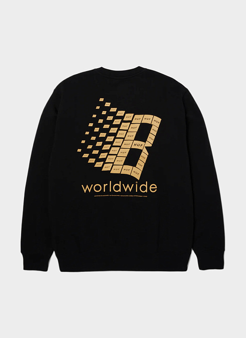 Свитшот ‘HUF X BRONZE CREWNECK’ Black