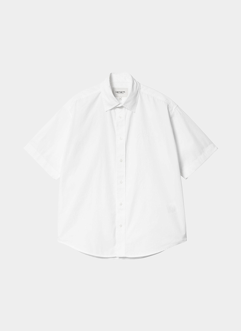 Рубашка женская W S/S Jaxon Shirt White / White