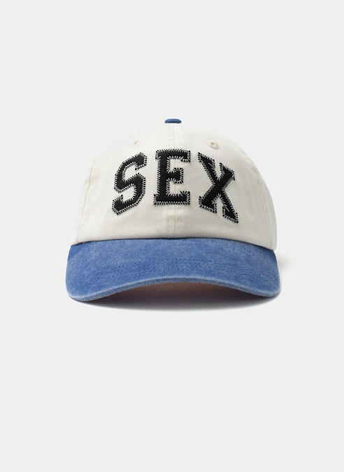 Кепка Sex Wins Cap Off-White / Blue