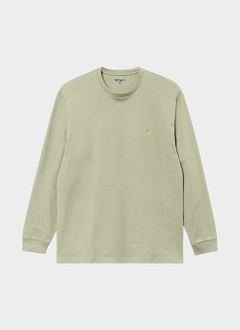 Лонгслив 'L/S Chase T-Shirt' Agave / Gold