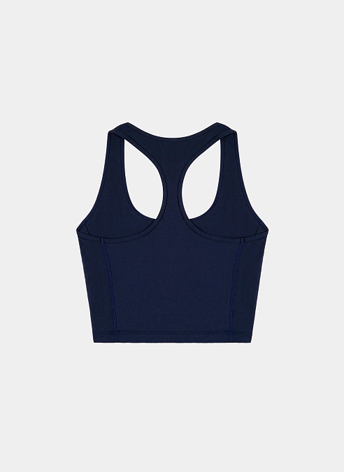 Топ Serif Logo Sports Tank Dark Navy