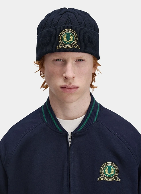Шапка Tennis Badge Cable Beanie 608