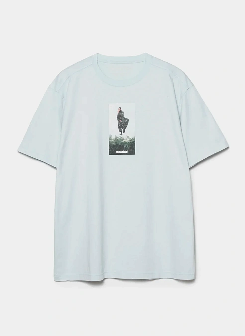 Футболка Mark Lebon Blechman S/S T-Shirt  Ice Blue