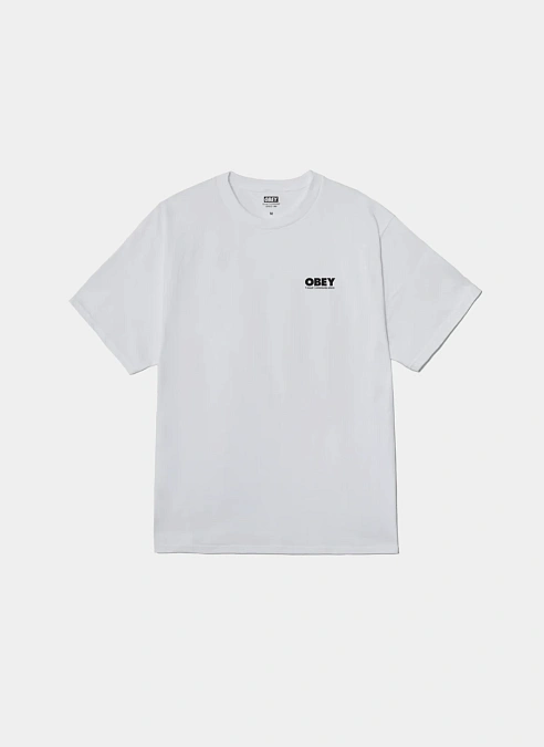 Футболка Obey Global Systems White