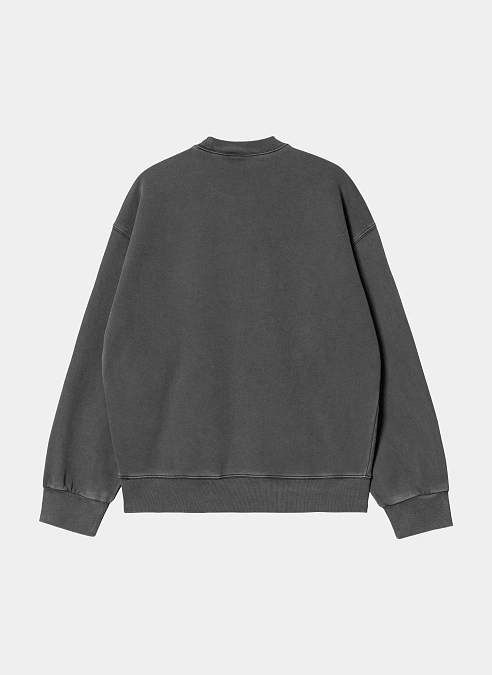 Свитшот Nelson Sweat Black (Garment Dyed)