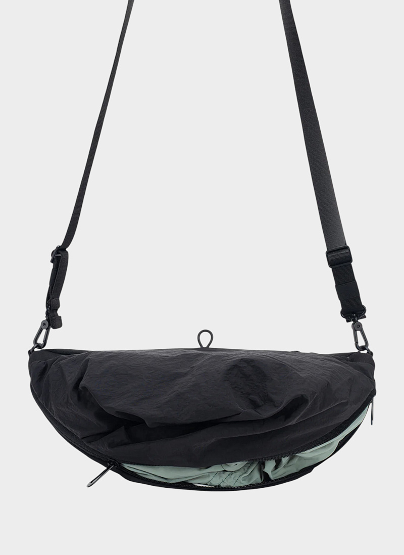 Сумка Satchel & Cross Body Orne Smooth Black - Sage Green 163 Black + Sage Green