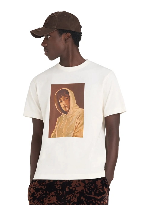 Футболка Regular T-Shirt Claire Tabouret Ivory