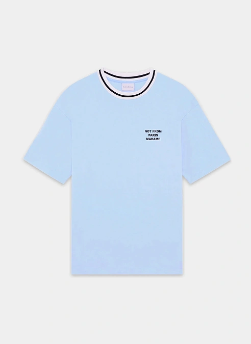 Футболка T-Shirt Slogan Sport Light Blue