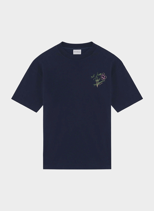 Футболка ‘Le T-Shirt Slogan Esquisse’ Navy