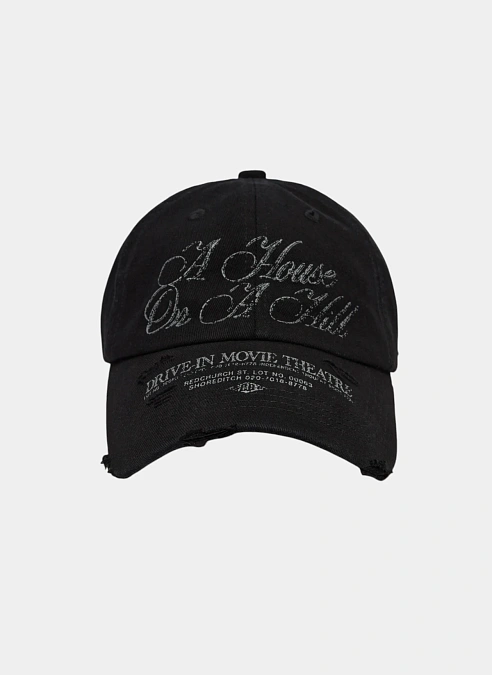 Кепка Theatre Dad Cap Washed Black