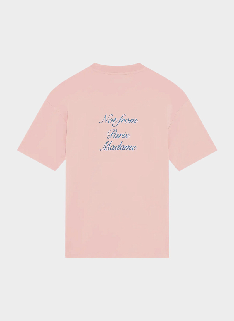 Футболка ‘Le T-Shirt Slogan Cursive’ Light Pink