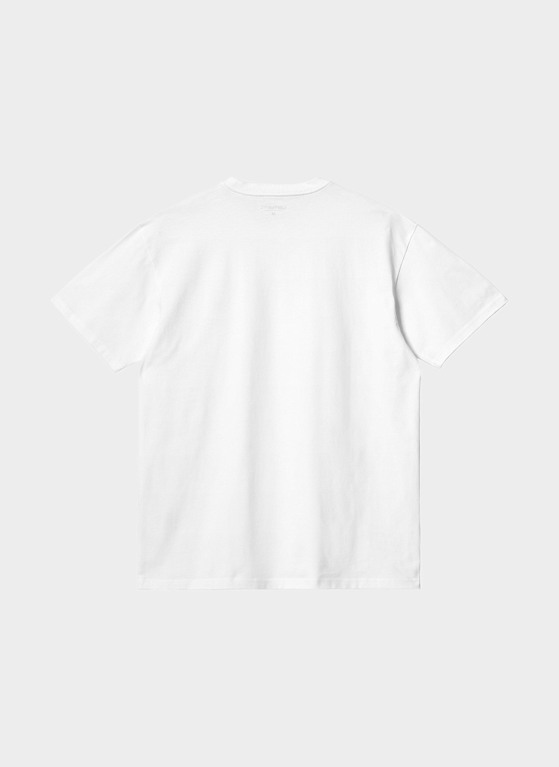 Футболка ‘S/S Chase T-Shirt’ WHITE / GOLD