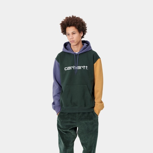 Carhartt WIP Hooded Carhartt Tricol Sweatshirt Dark Teal