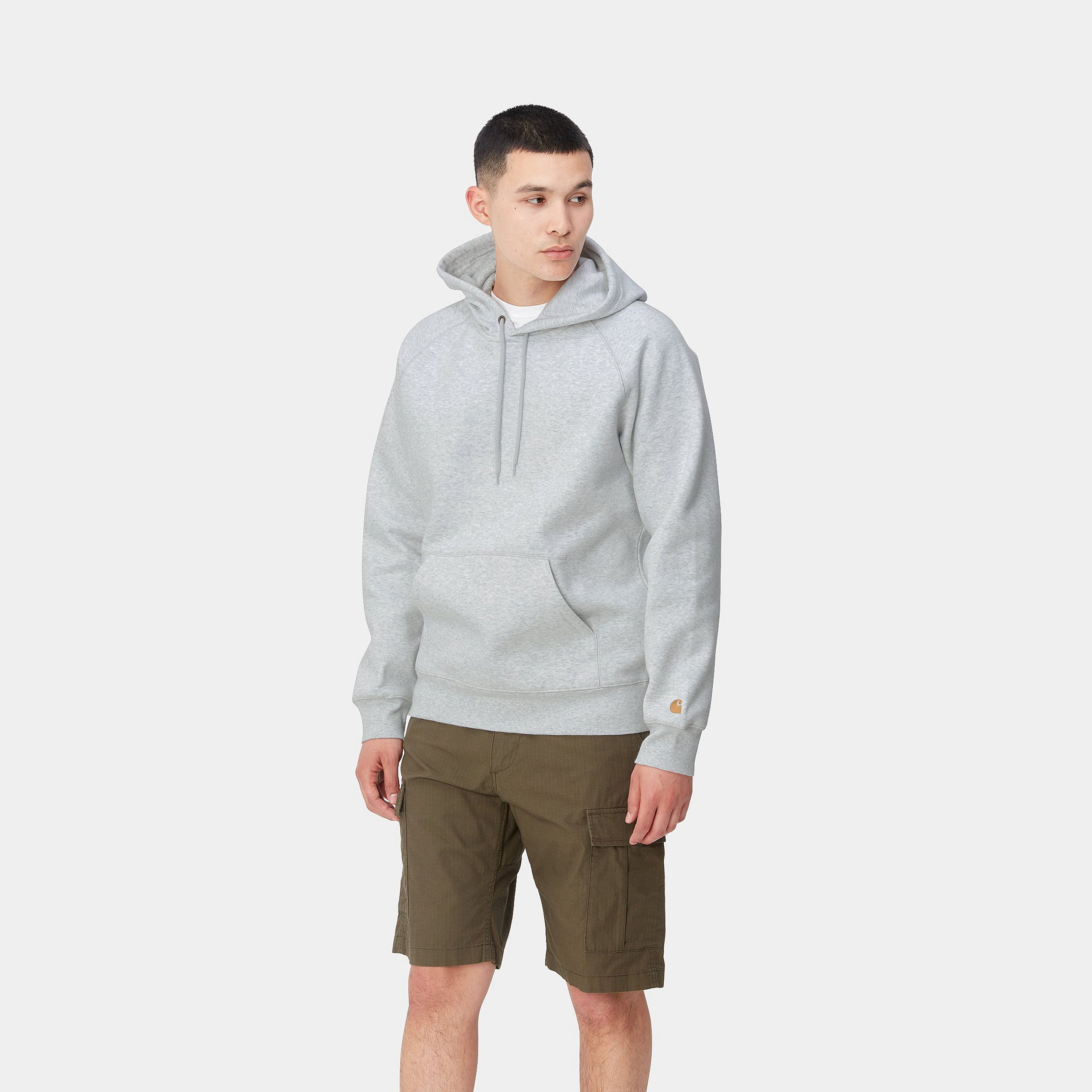 Carhartt chase sweatshirt ash heather sale