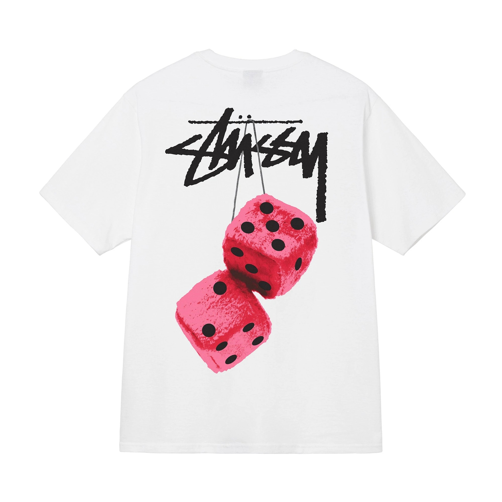 Футболка стусси. Stussy Fuzzy dice Tee. Stussy белая футболка Roll dice.