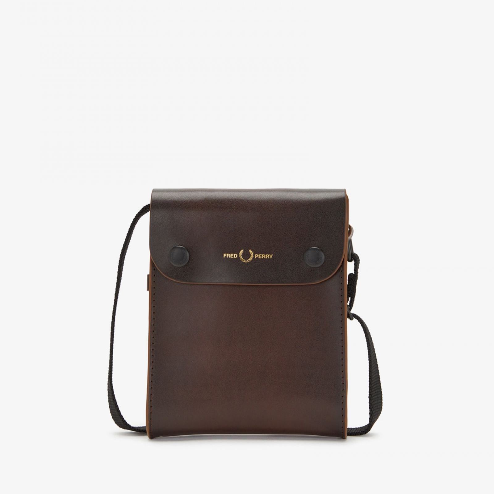 Сумка Fred Perry 'BURNISHED LEATHER POUCH' Oxblood